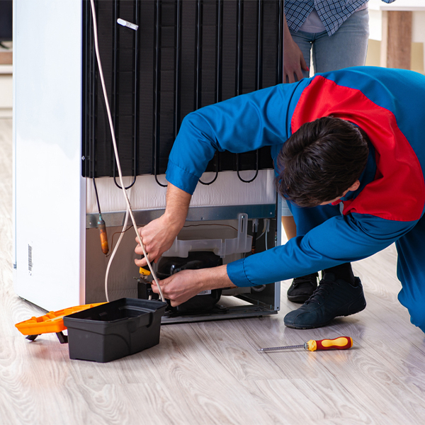 how much do you charge for refrigerator repair services in Dot Lake Village